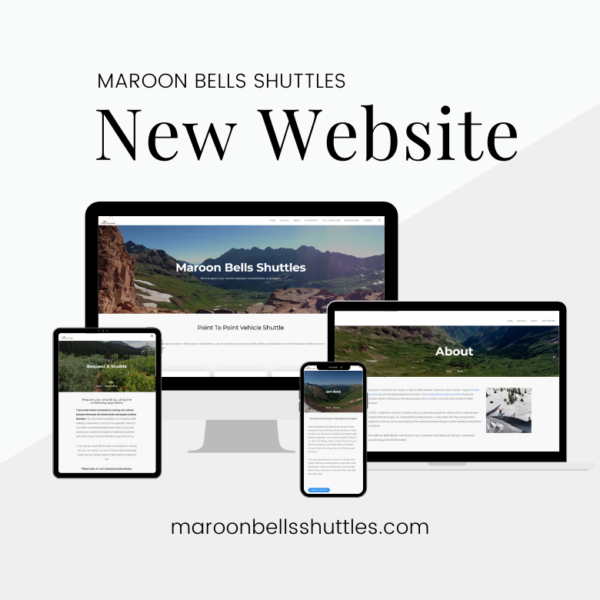website overview of maroon bells shuttles