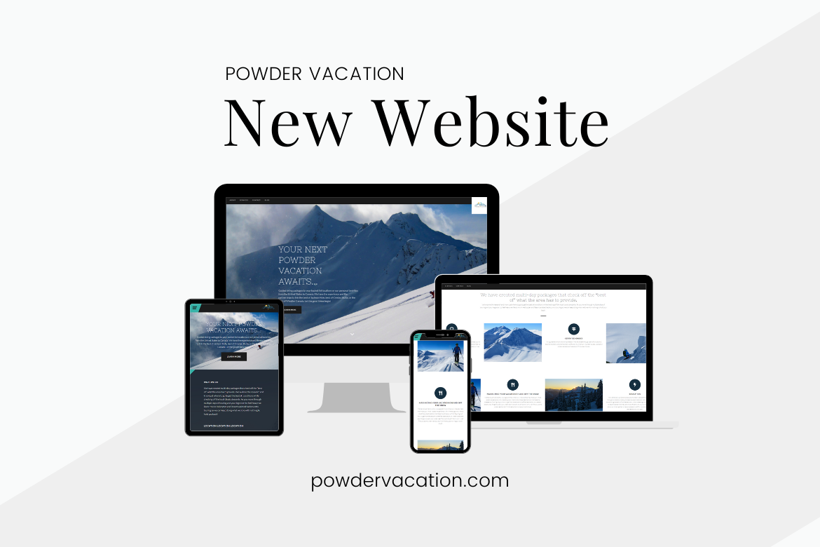 New Website powder vacation
