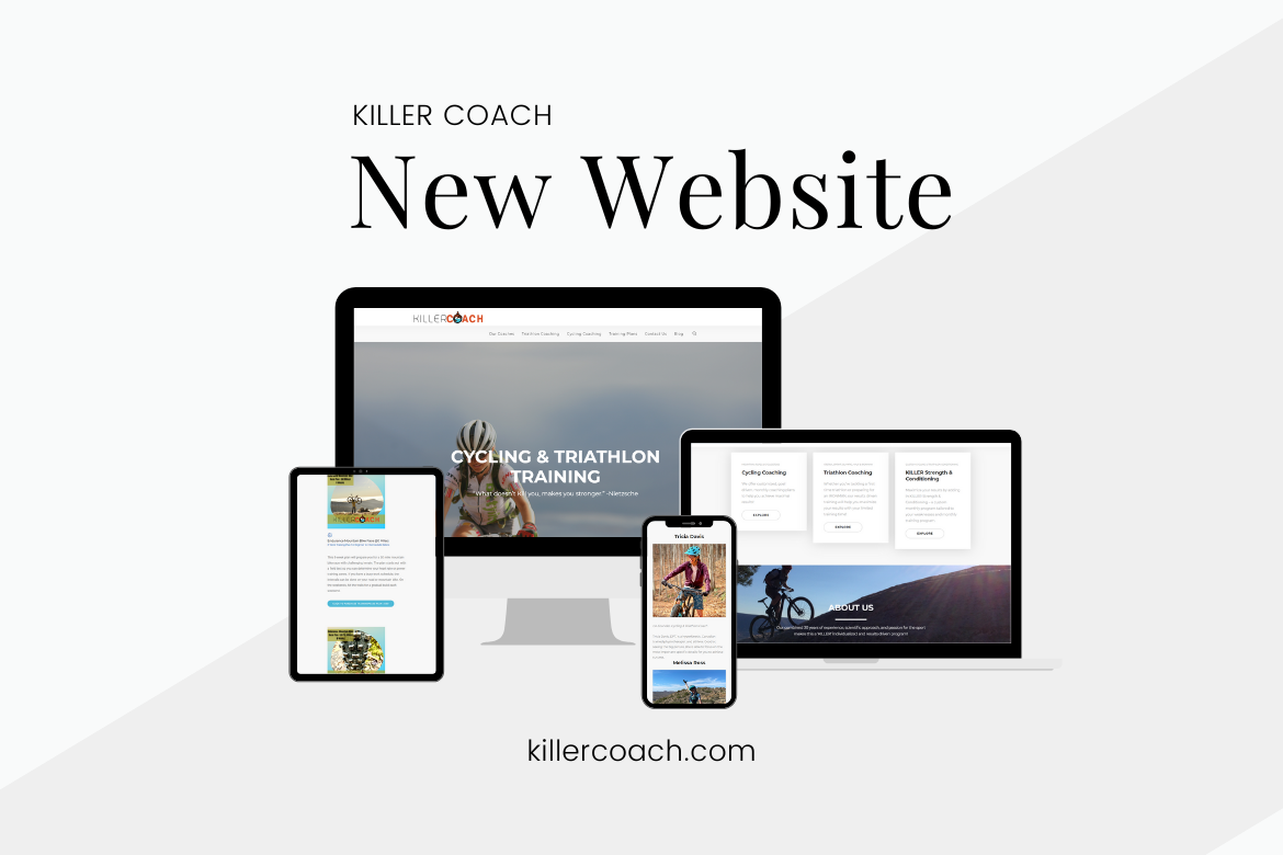 killer coach new website design