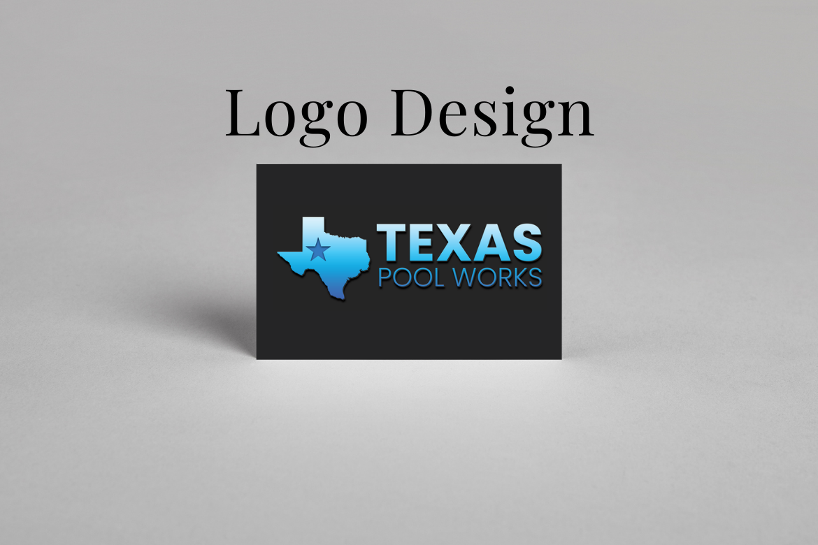 Texas Pool Works Logo Design