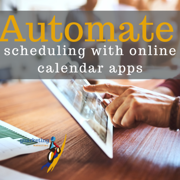 person using a calendar app to schedule